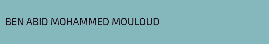 BEN ABID MOHAMMED MOULOUD